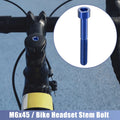 Bike Stem Bolt Replacement M6x45 for Universal Headset Bicycle Accessory