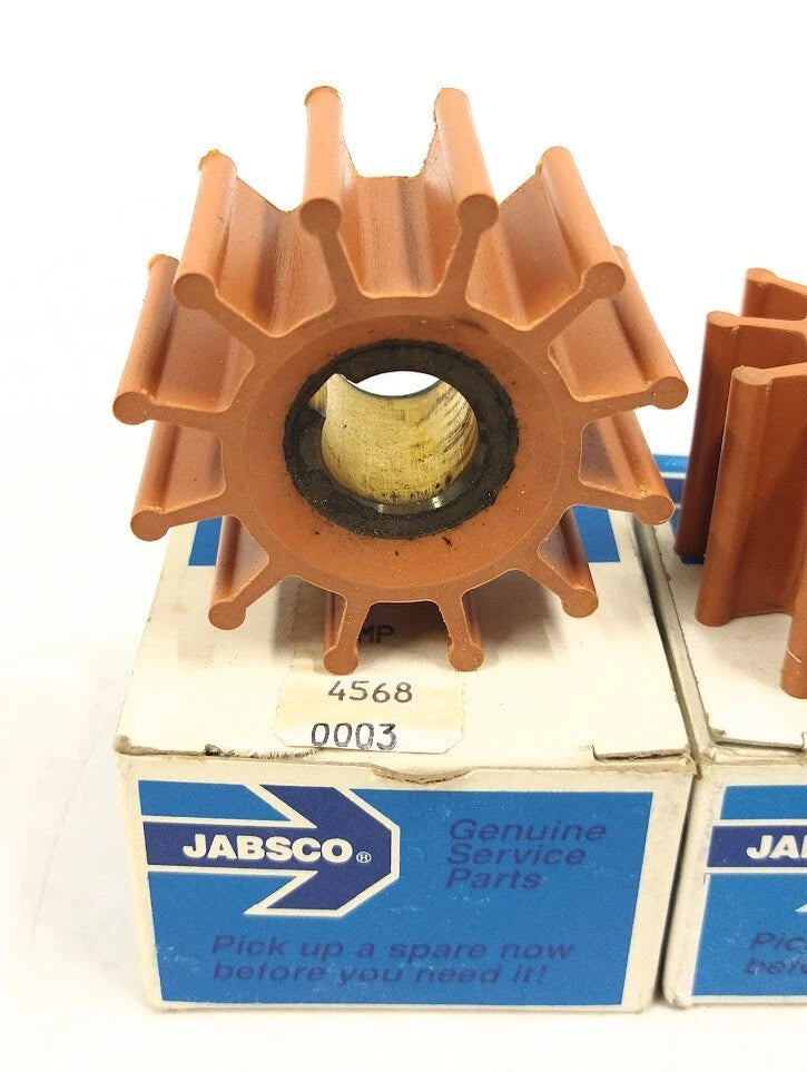 2X Water Pump Impeller for Jabsco 4568