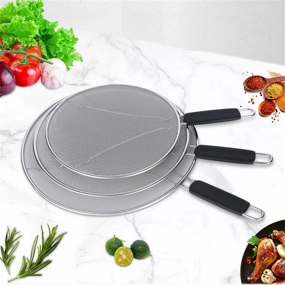 Kitchen Splatter Screen for Frying Protection (No Part Numbers)