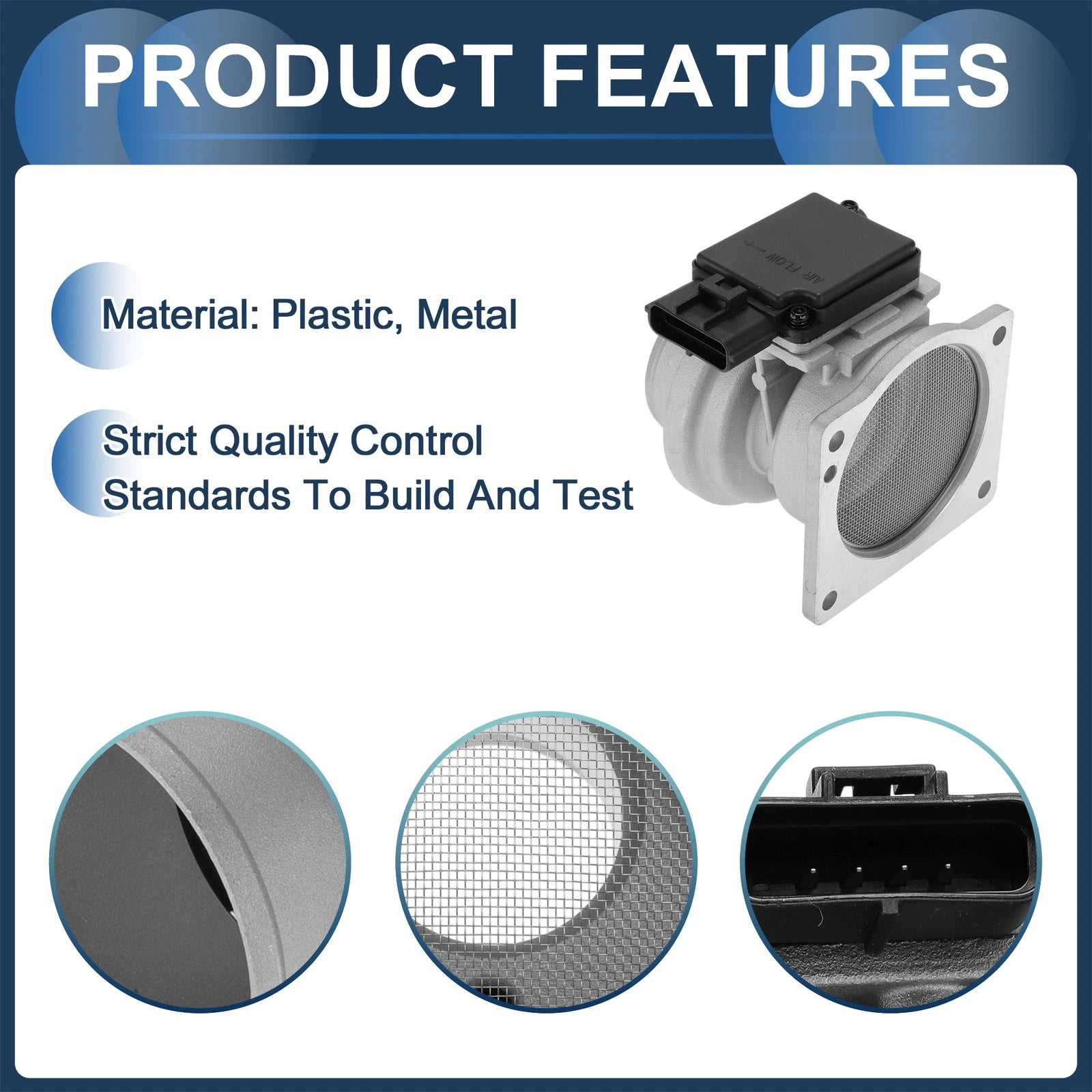 Mass Air Flow Sensor No.AFH4527A for Ford Edge (2019–2023)