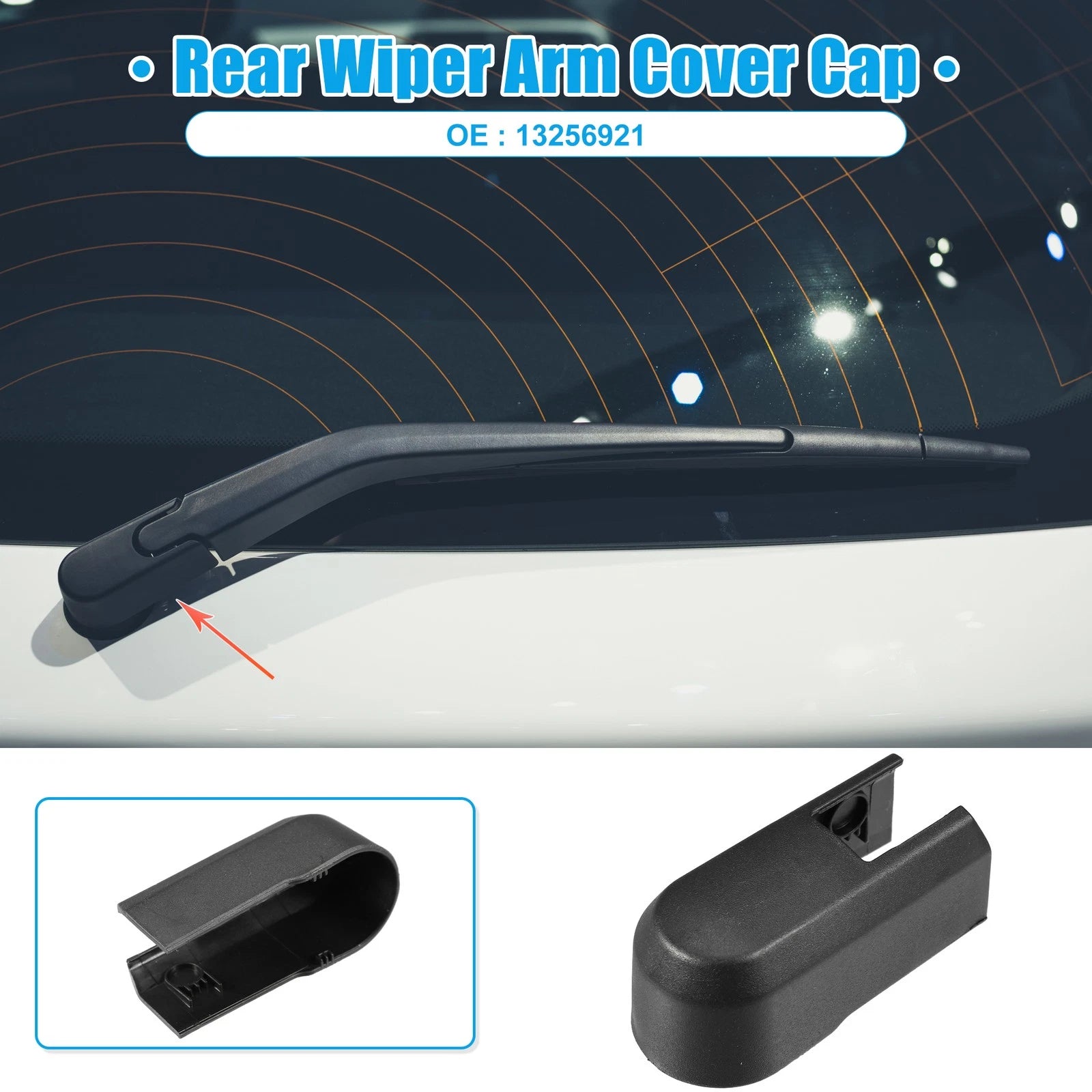 Rear Windshield Wiper Arm Cover Cap Replacement for Buick Regal TourX (2018–2020)