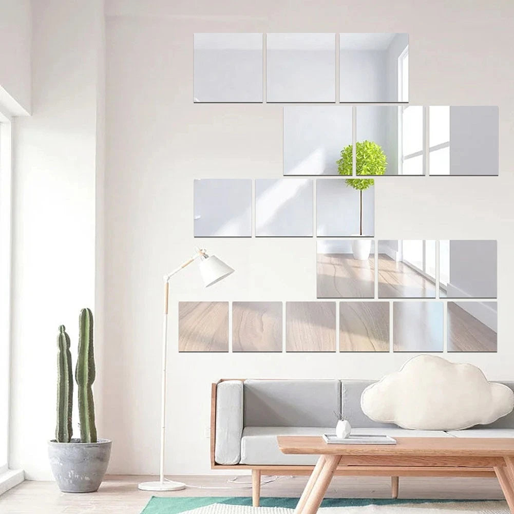 Wall Stickers for Bathroom Mirror Tile - Waterproof Decor