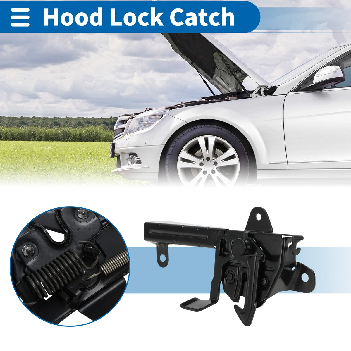 Hood Latch Assembly for Kia Forte (2010–2013) No. 811301M000