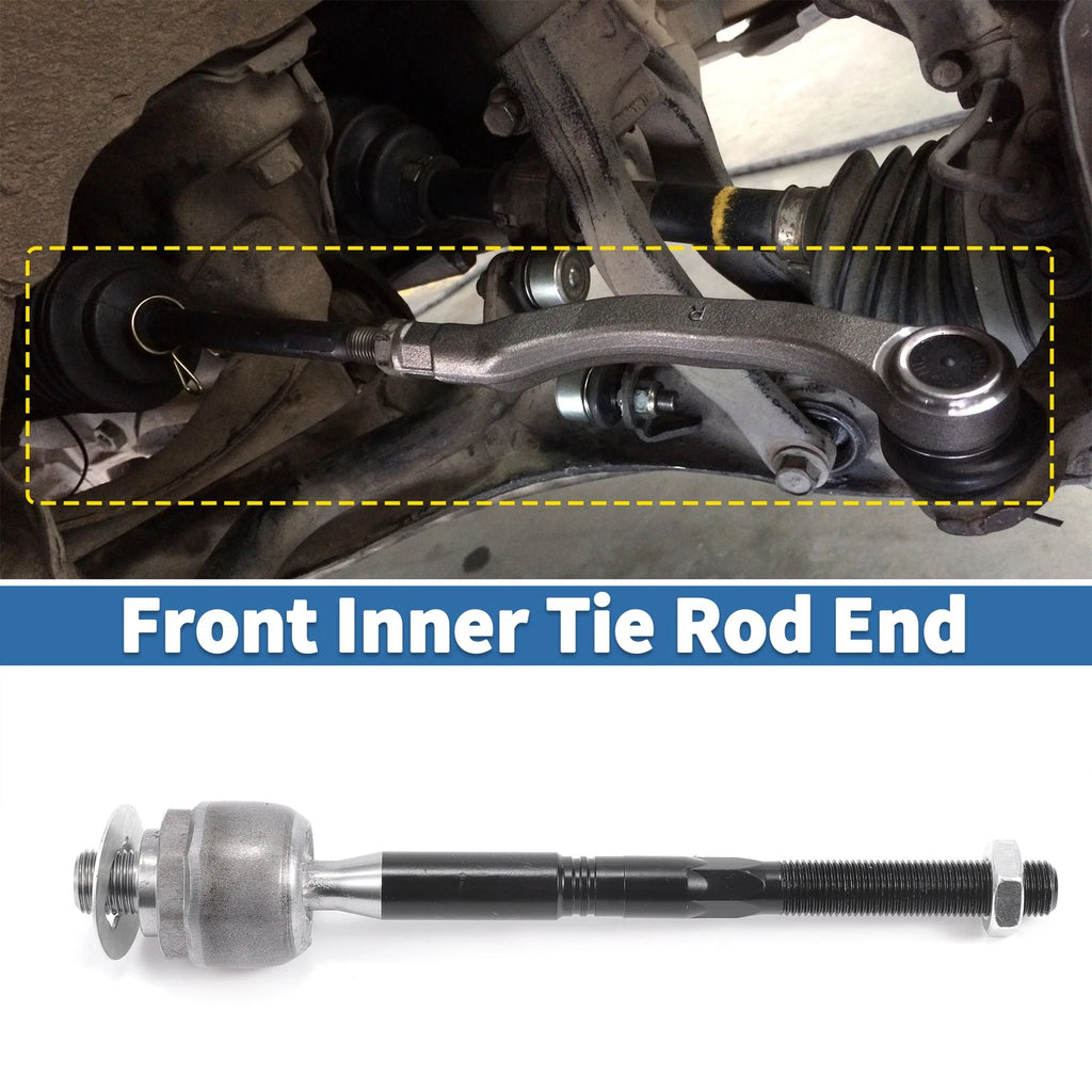 2PCS Front Inner Tie Rod End Links Replacement for Ford Fusion 2013–2020