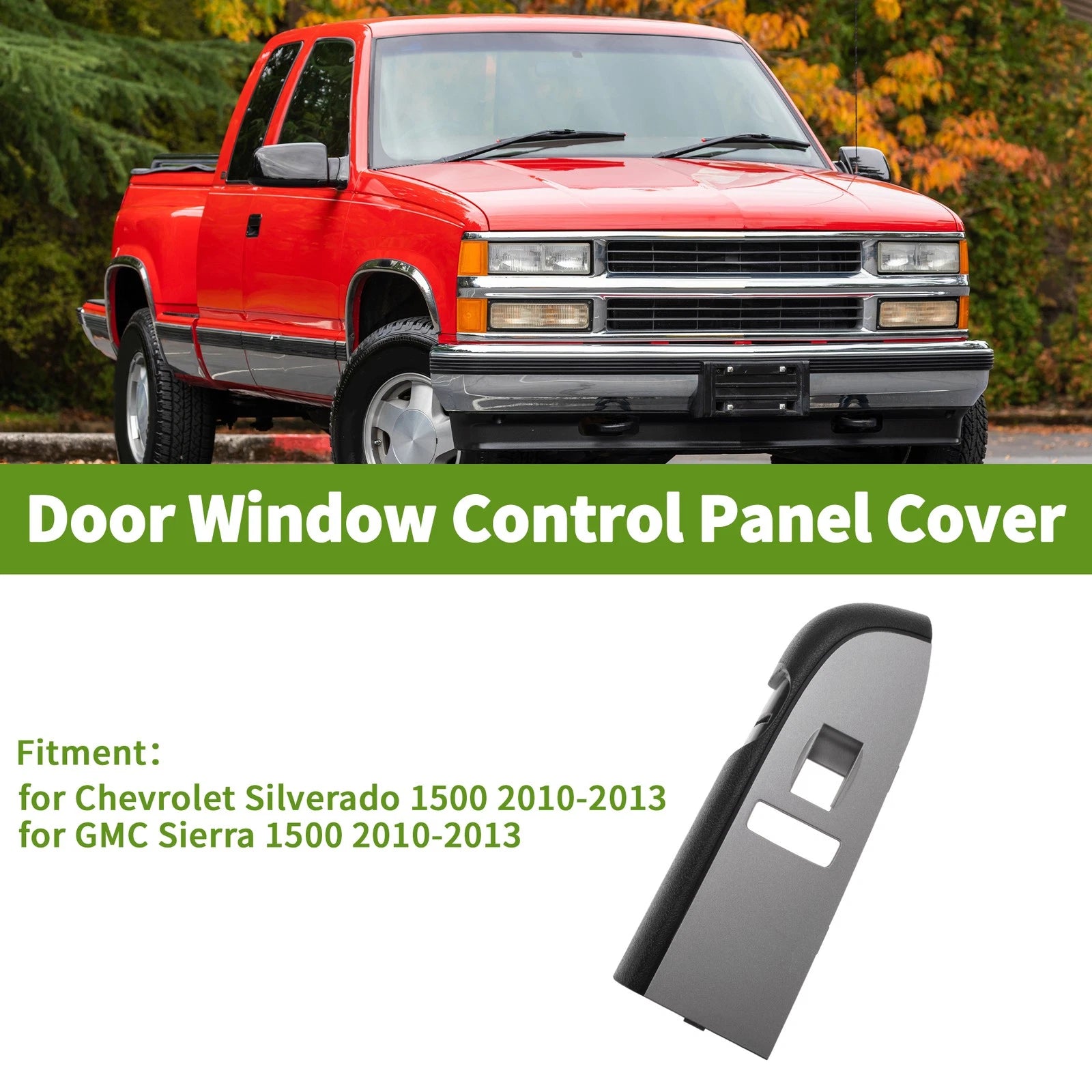 Window Switch Bezel Cover Front for Chevrolet Silverado 1500 (2010–2013)