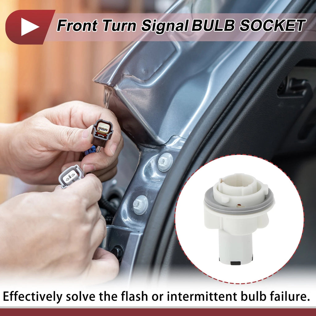Front Turn Signal Light Socket Replacement for Toyota Auris Yaris (2001–2011)