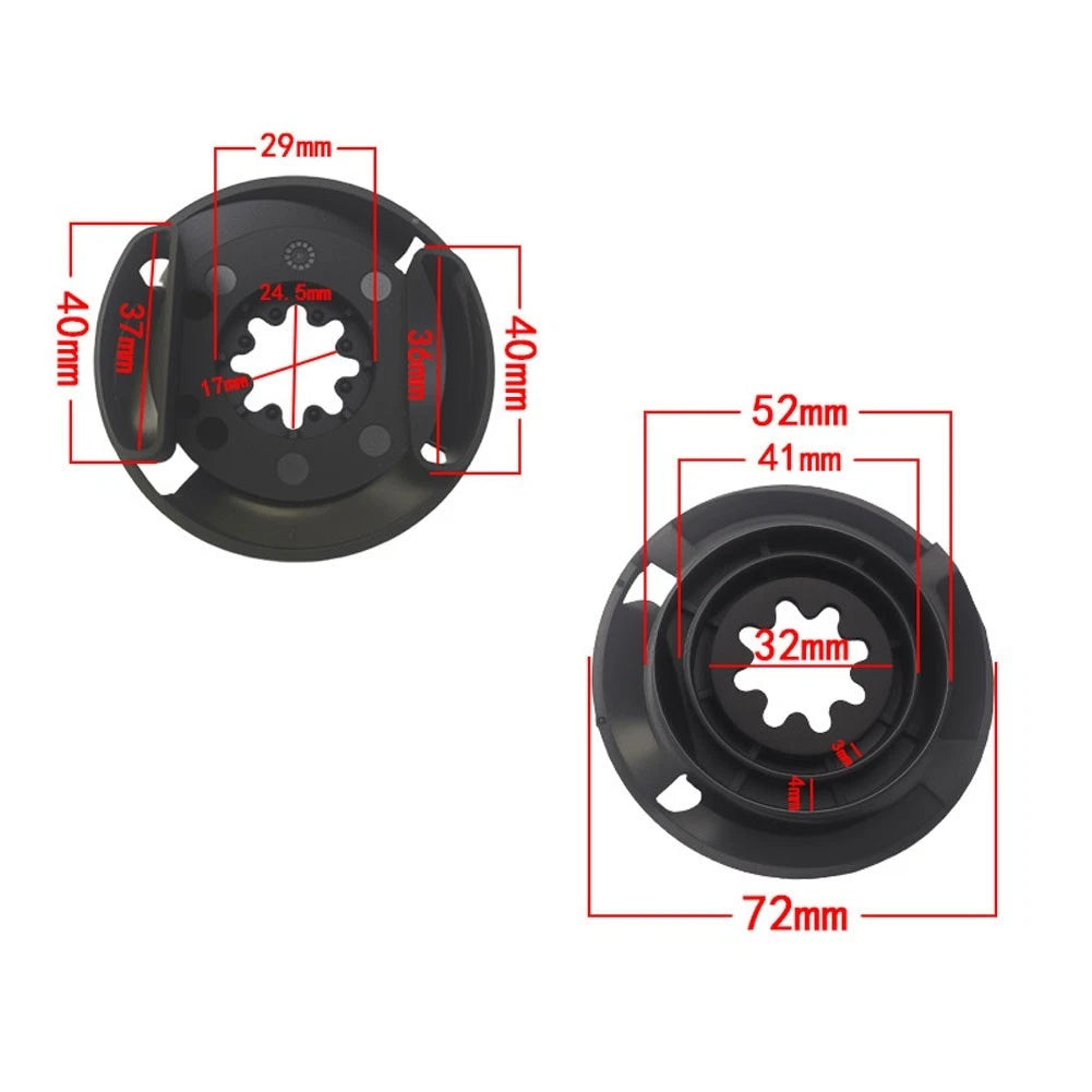 Middle Cover Plastic Wind Guard for GWS 6-100 Angle Grinder (72mm)