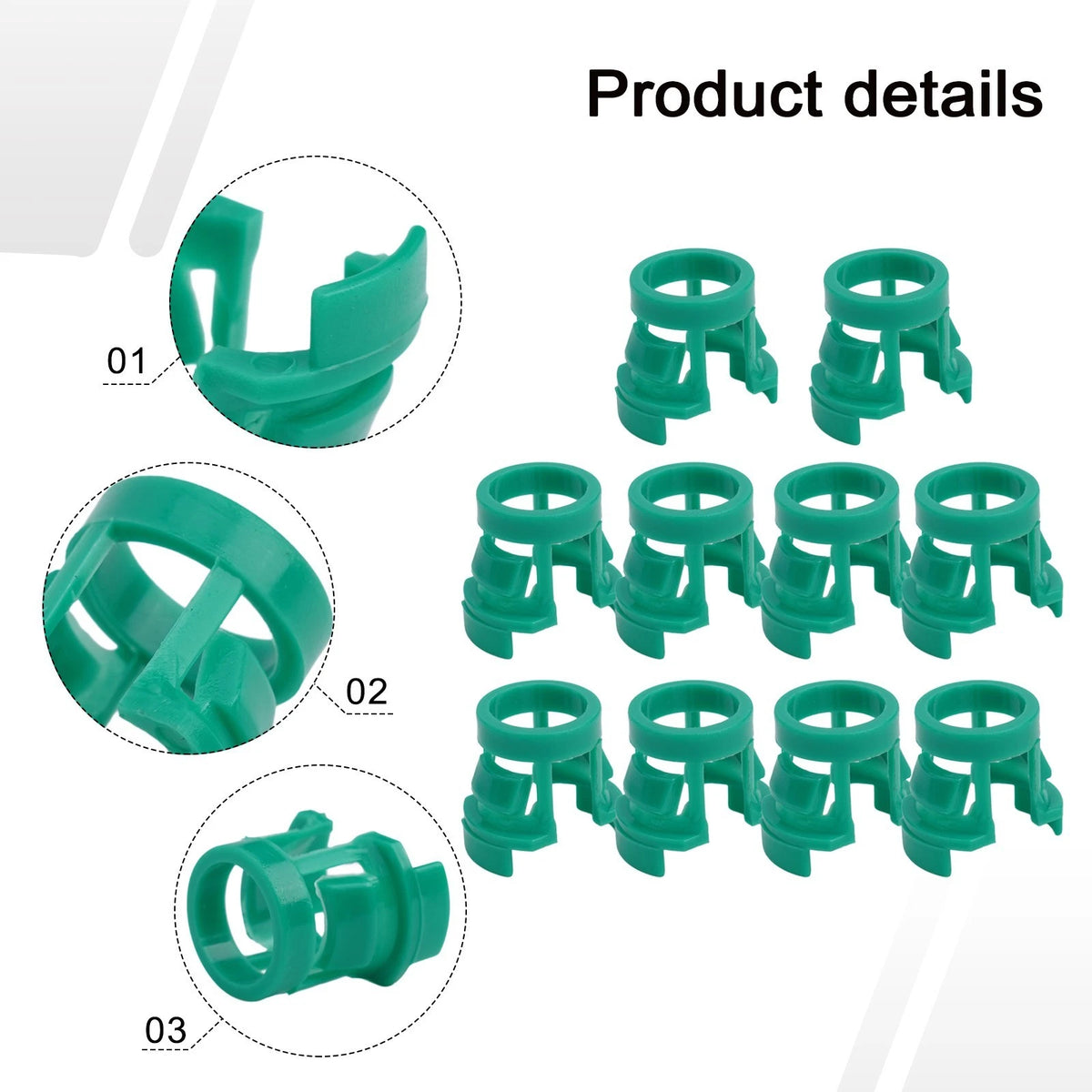 10pcs Retainer Holder Bracket for Volvo S60