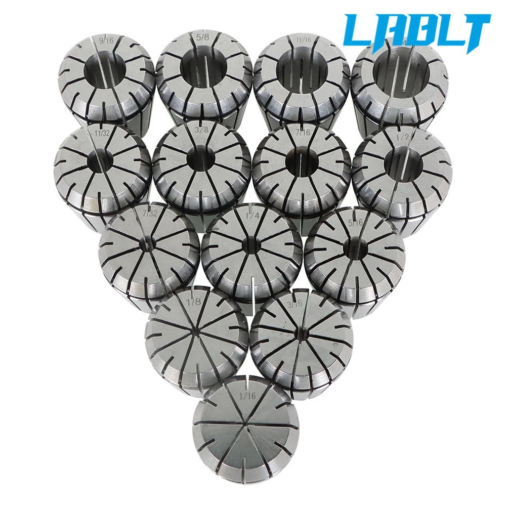 14-Piece ER32 Spring Collet Set for CNC Milling Lathe Tool Machine