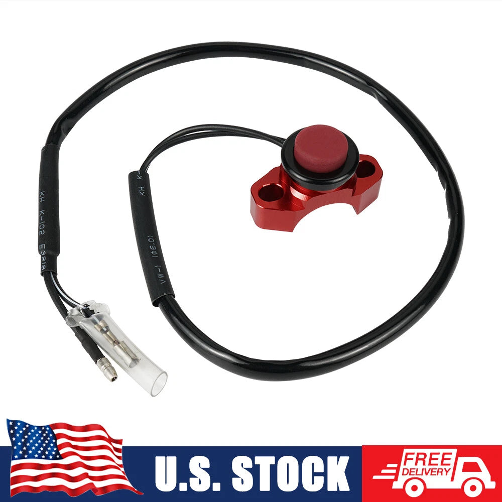 CNC Aluminum Engine Kill Switch Starter Button for Honda XR600R (1996–2000)