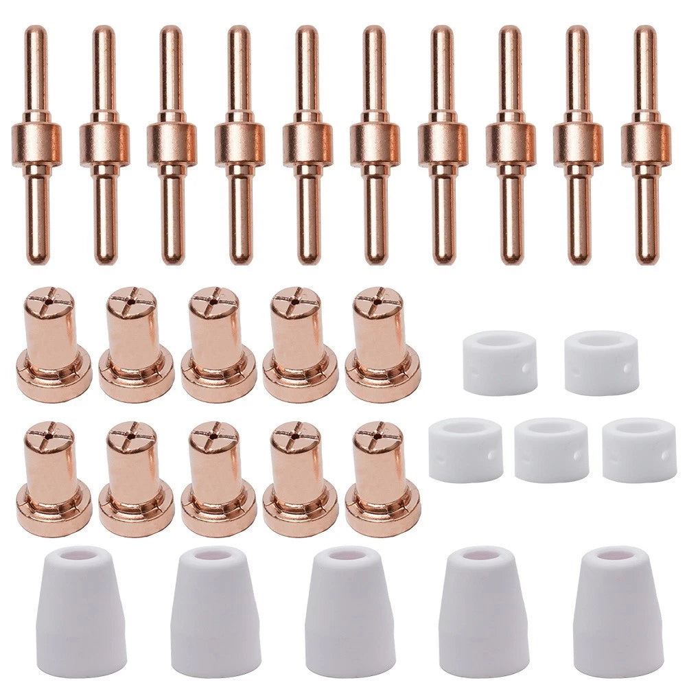 30 Pcs Electrodes Nozzles for Plasma Cutter Accessories