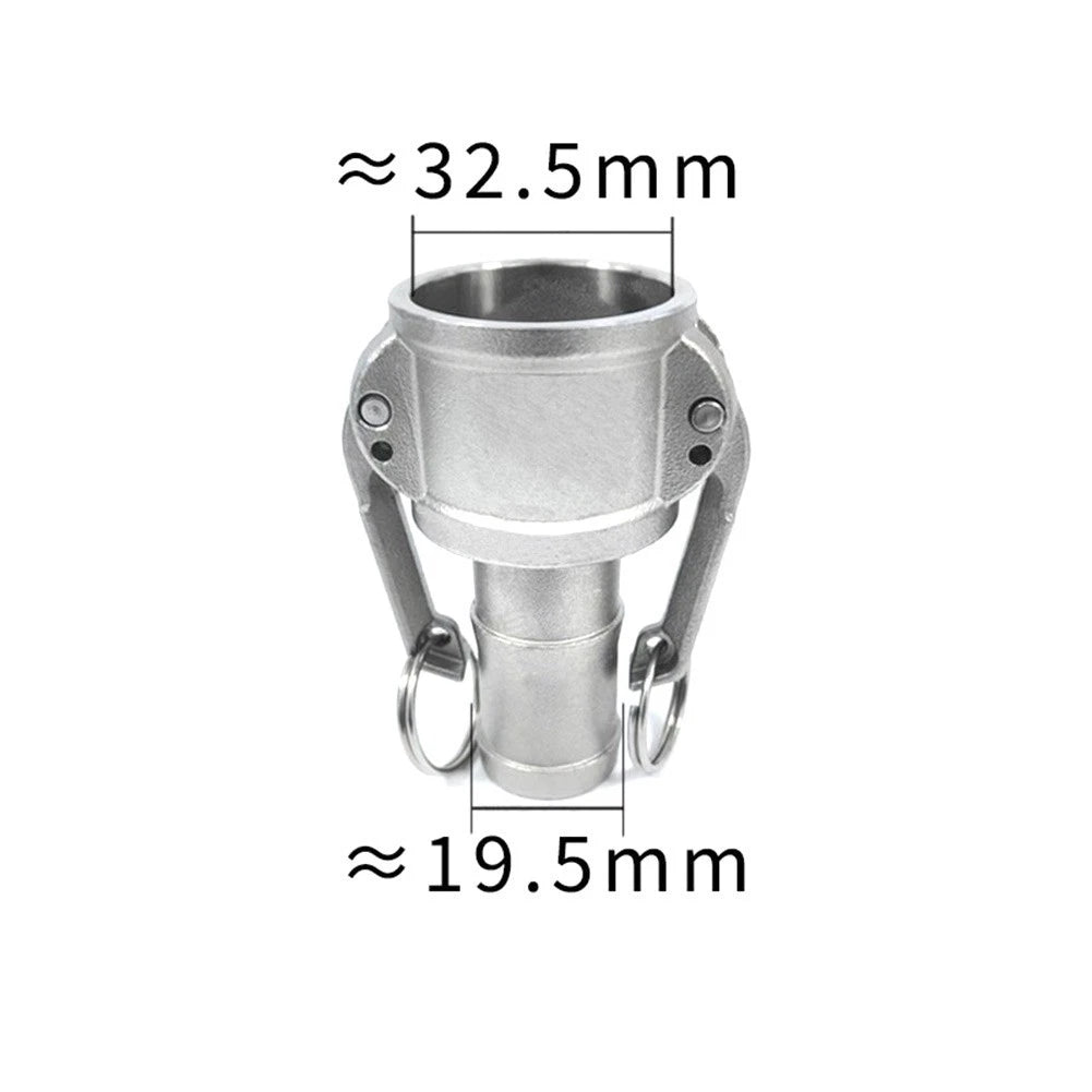 2X Aluminum Camlock Hose Fittings Type A Plus D for Agriculture Use