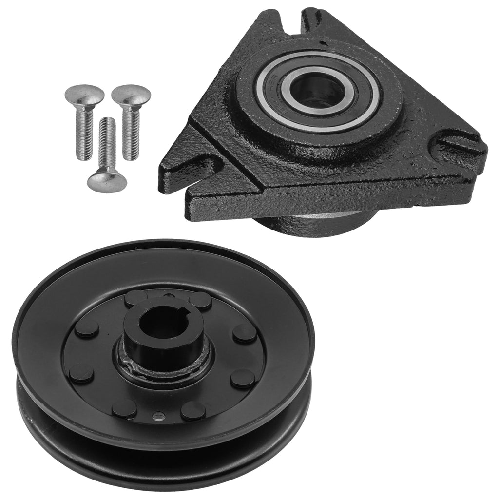 Deck Spindle and Pulley Replacement for John Deere 108 111H 112L 130 300 (2000–2010)