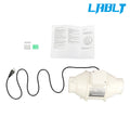 4" Inline Ventilation Exhaust Blower Fan for Kitchen Hydroponics (LABLT)
