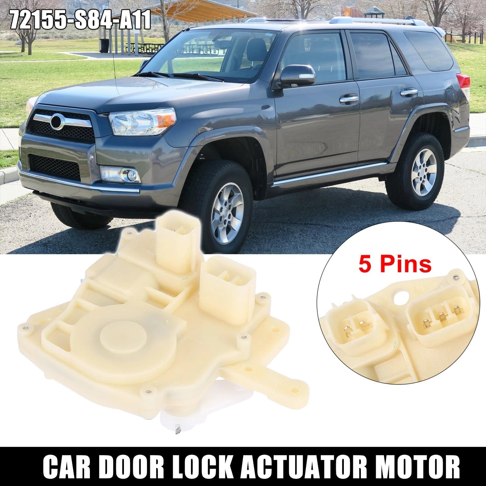 Power Door Lock Actuator Motor Front Left for Honda and Acura (2004–2020)