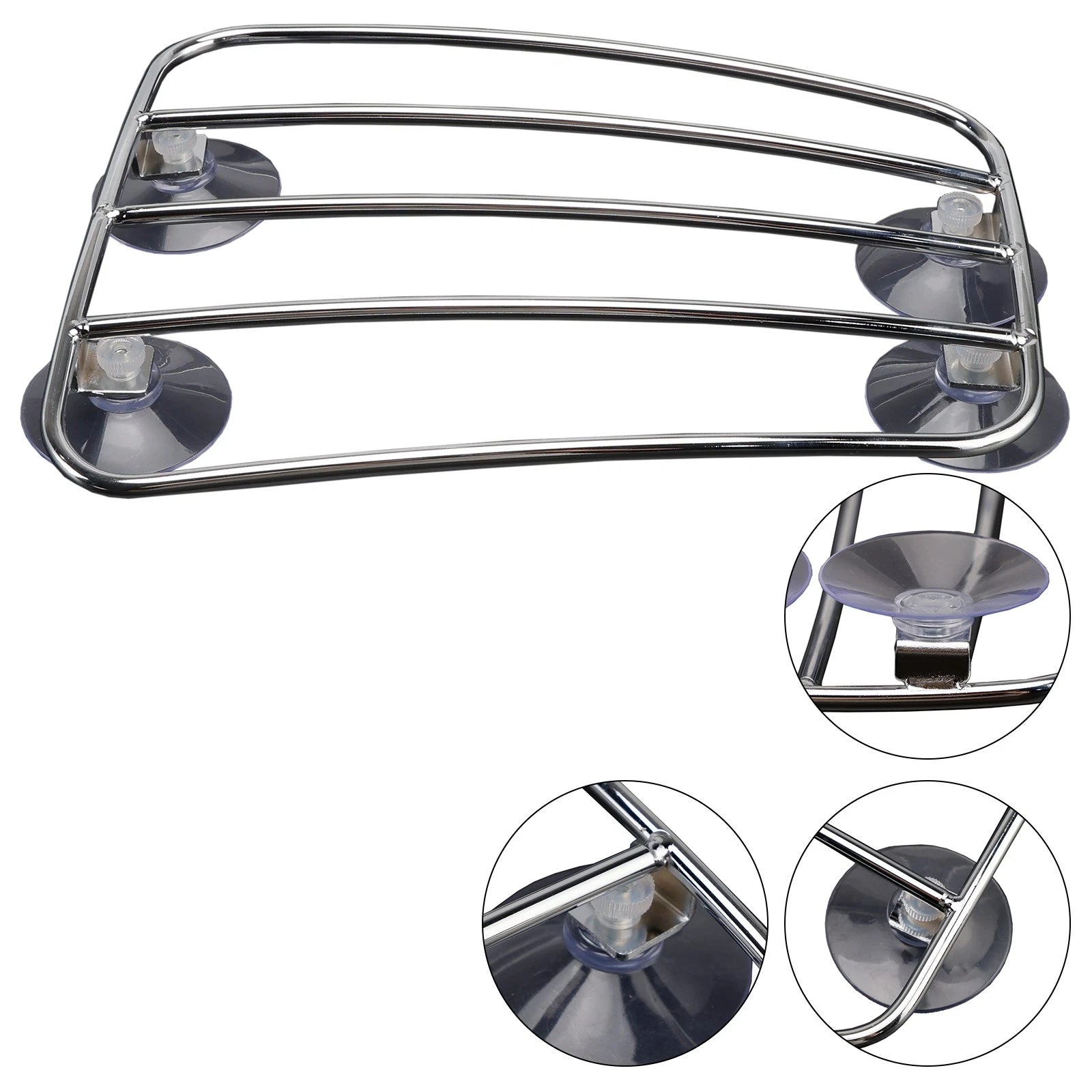 Chrome Fuel Tank Rack for Triumph Bonneville T100 T120 Thruxton Scrambler 900 (2001–2023)