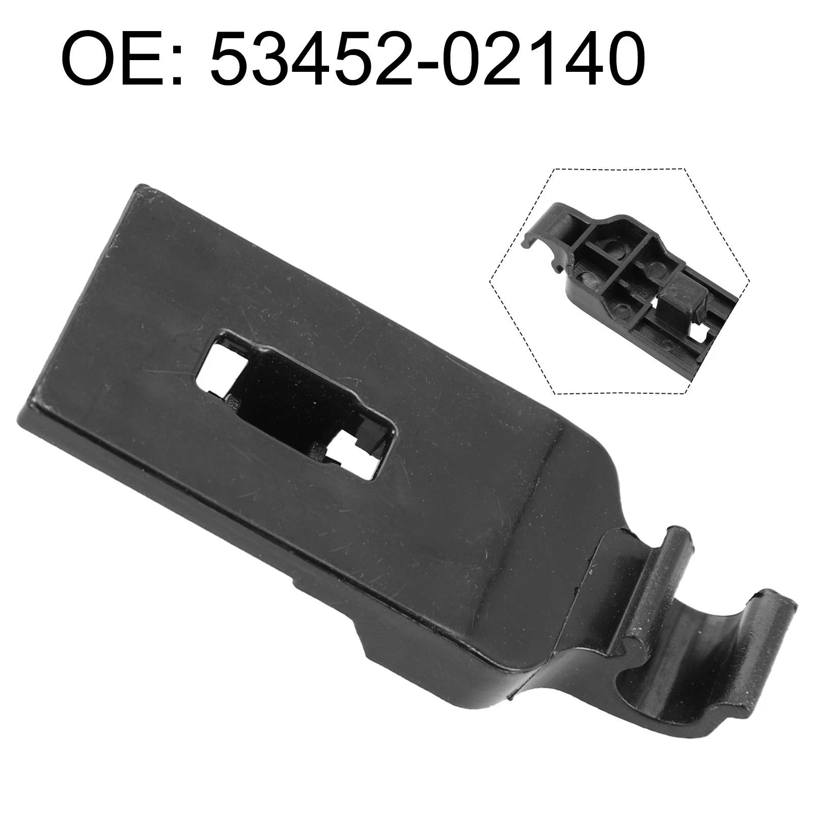 Rod Clamp Clip for - Plastic Black Direct Replacement