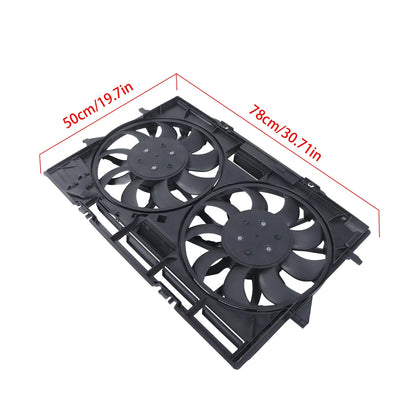 Radiator Cooling Fan Assembly for Porsche Macan (2015–2022) 95B121003