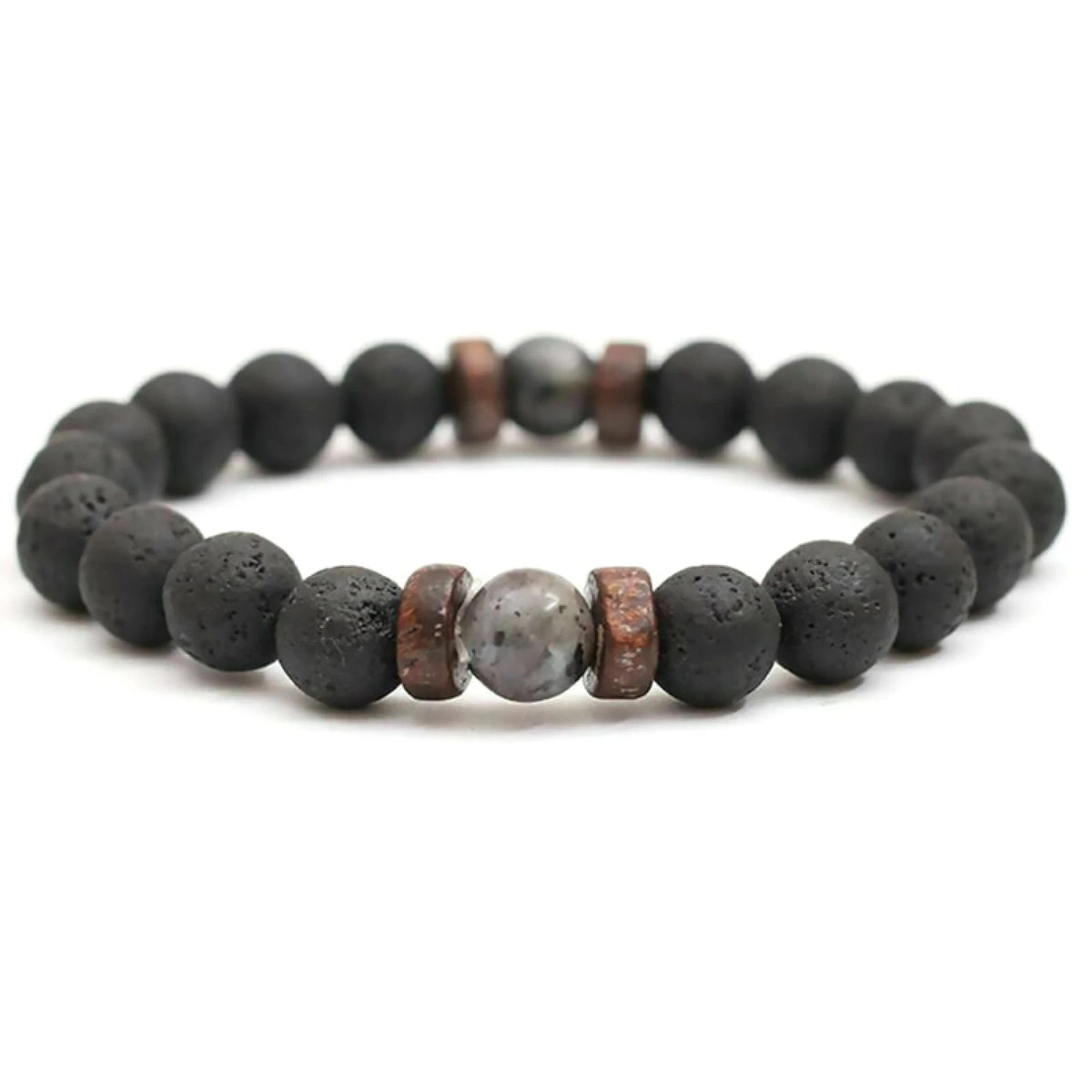 Lava Rock Diffuser Bracelet for Men/Women - Natural Stone Yoga Bead