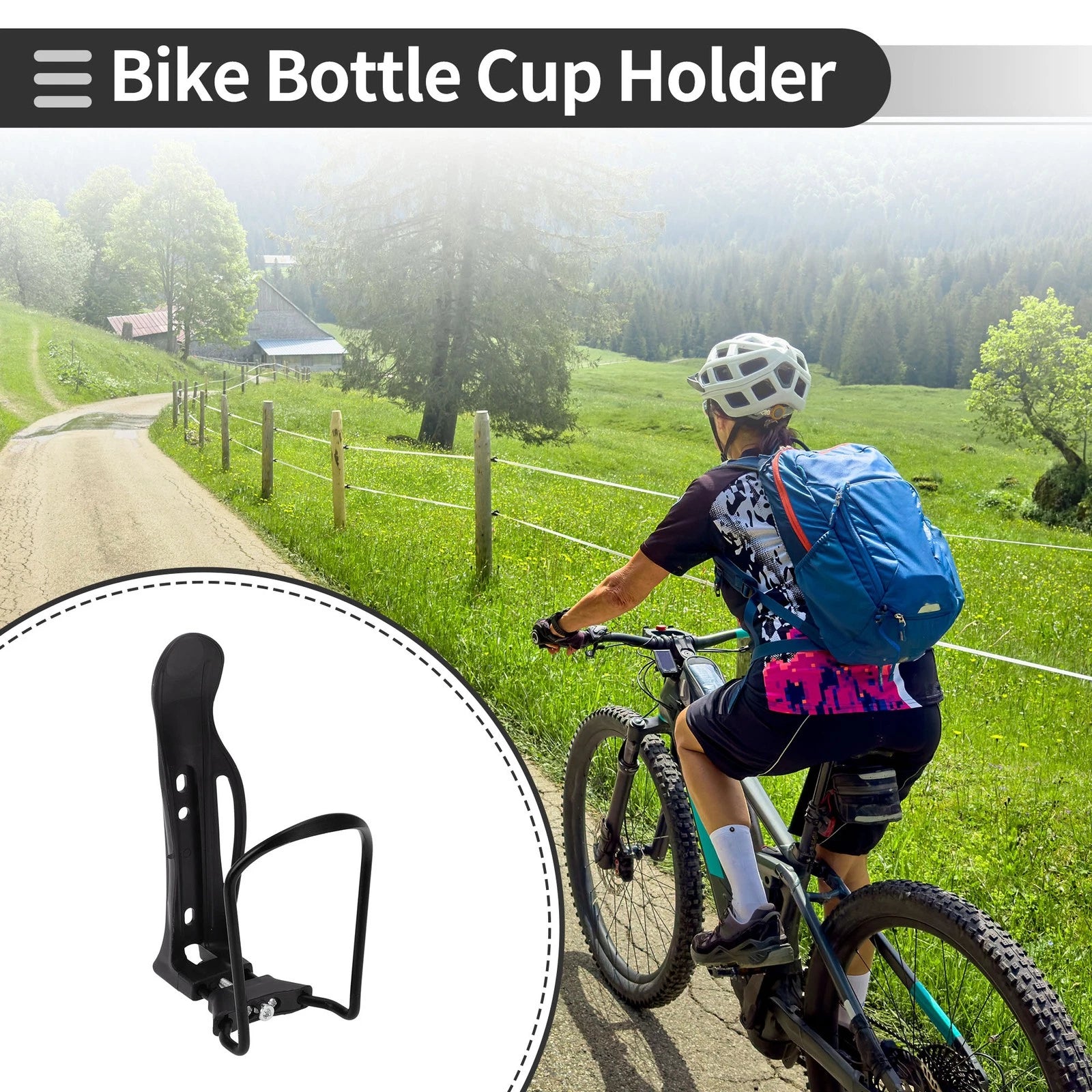 Bike Bottle Cup Holder Rack Thickened Adjustable Aluminium for Universal Use