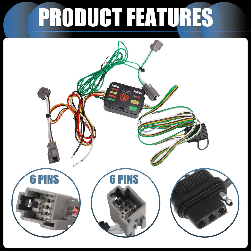 4-Pin Trailer Wiring Harness Kit for Ford Explorer (2020–2022)