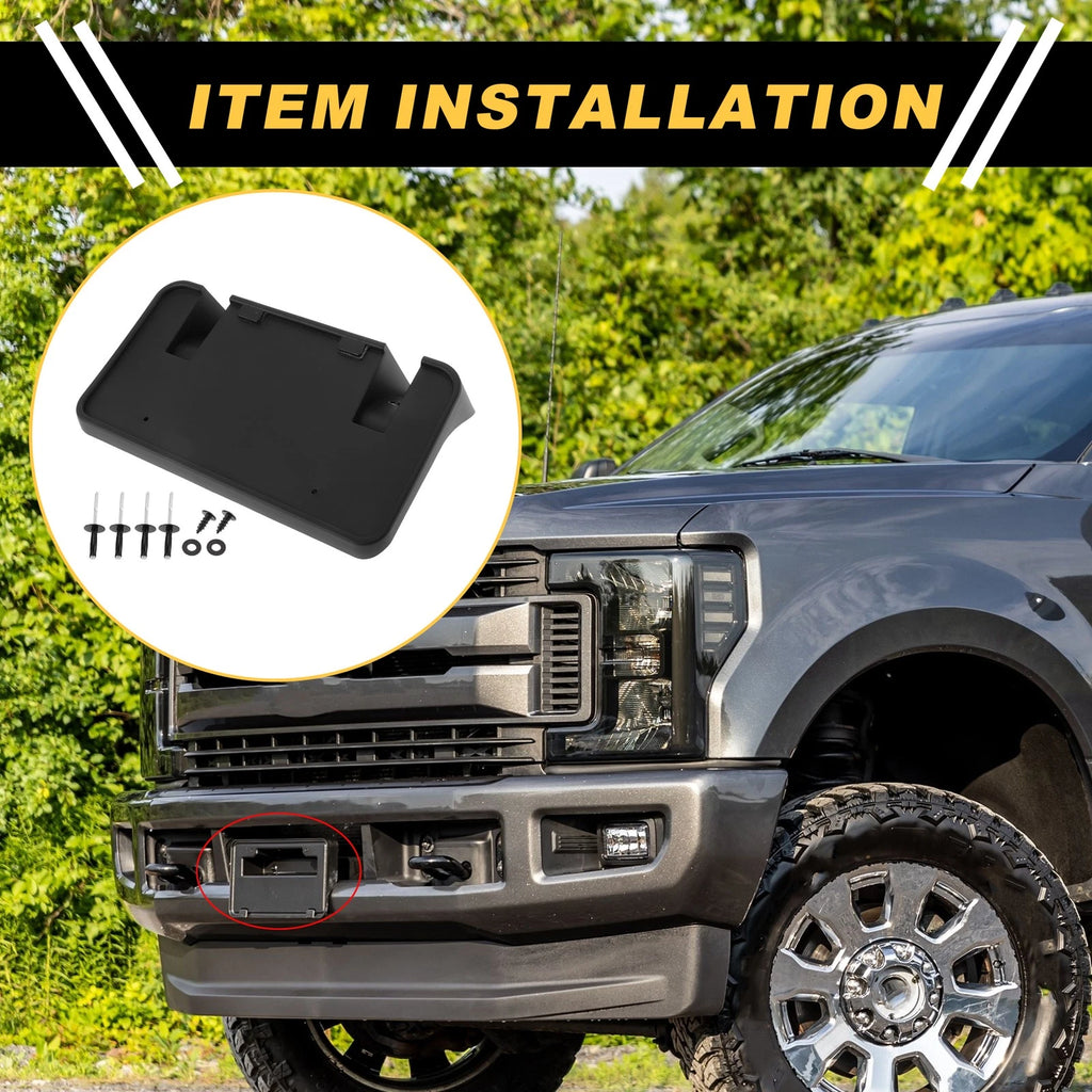 Front Bumper License Plate Bracket Holder for Ford F250 Super Duty (1999–2004)