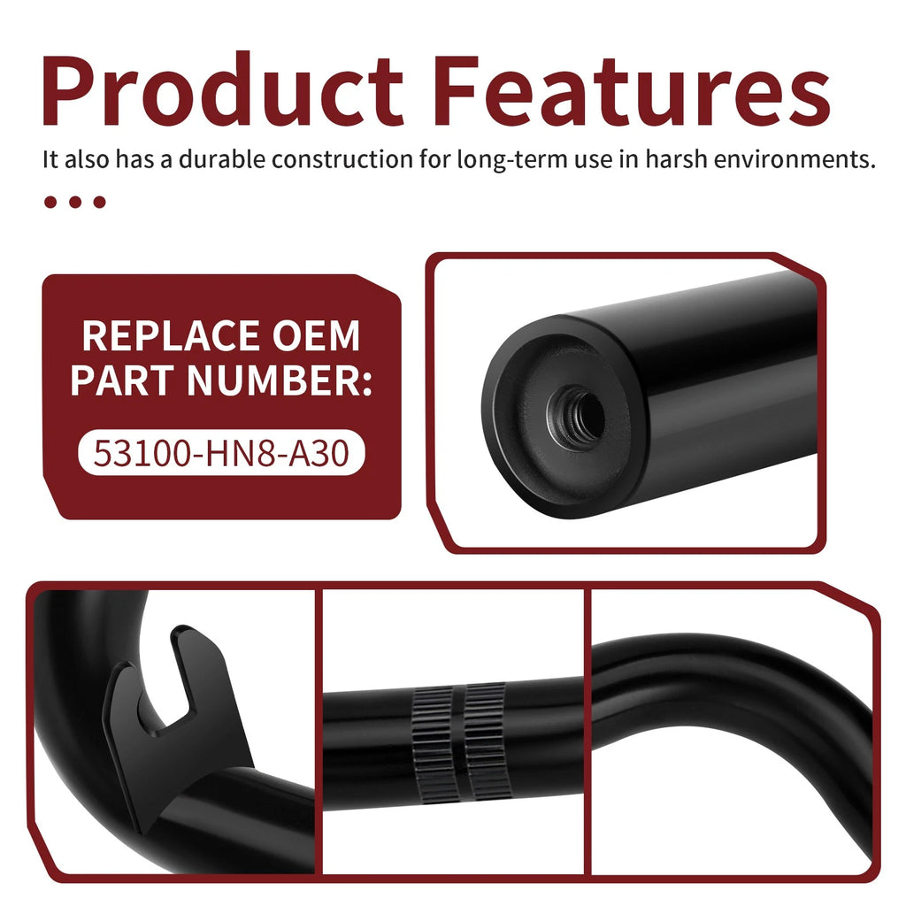 Heavy Duty Handlebar 53100-HN8-A30 for Honda Rincon 650 TRX650FA (2003–2005)