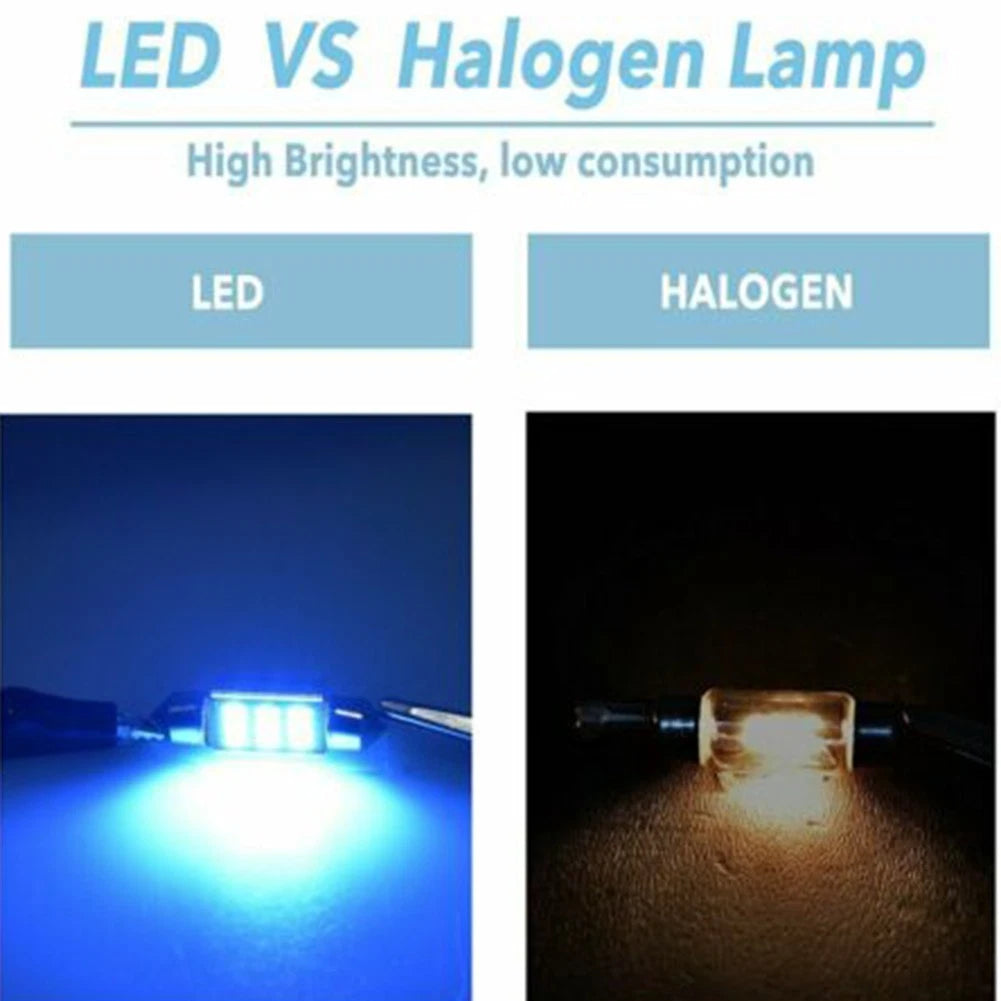 36mm Festoon Canbus LED Bulbs for Car (No Specific Years or Models)