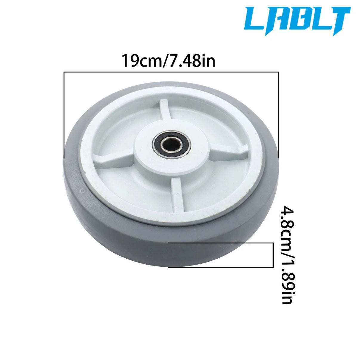 Set of 4 Heavy Duty 8" Replacement Caster Wheels for (900 lbs)