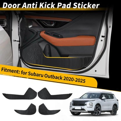 Car Door Anti Kick Pad Sticker Scratch Protector for Subaru Outback 2020–2025