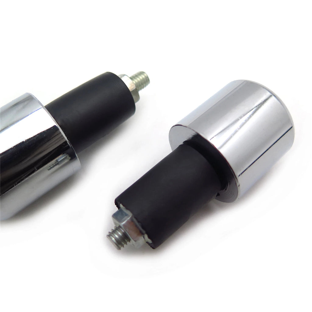 2PC Handle Bar End Plug Grip Caps for Motorcycles ATV (22mm 7/8")