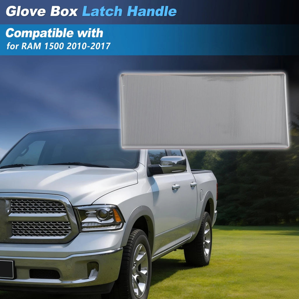 Glove Box Latch for RAM 1500 (2010–2017) - Silver Tone Plastic