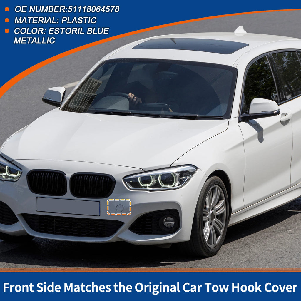 Front Tow Hook Cover Replacement for BMW 1 Series F20 F21 (2012–2018)