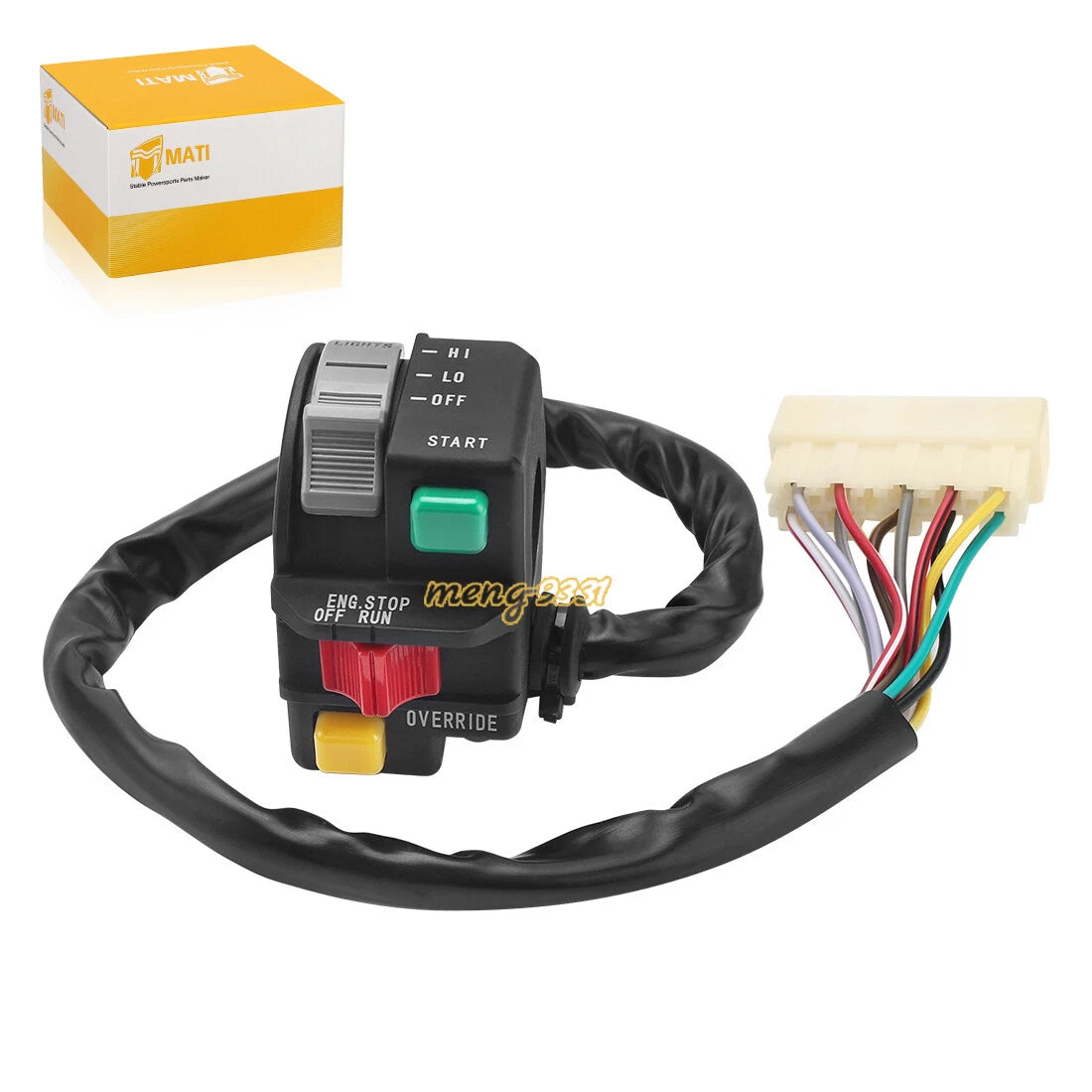 Handlebar Start Run Stop Switch for Polaris Magnum 425 Sportsman 400 (1995–2002)