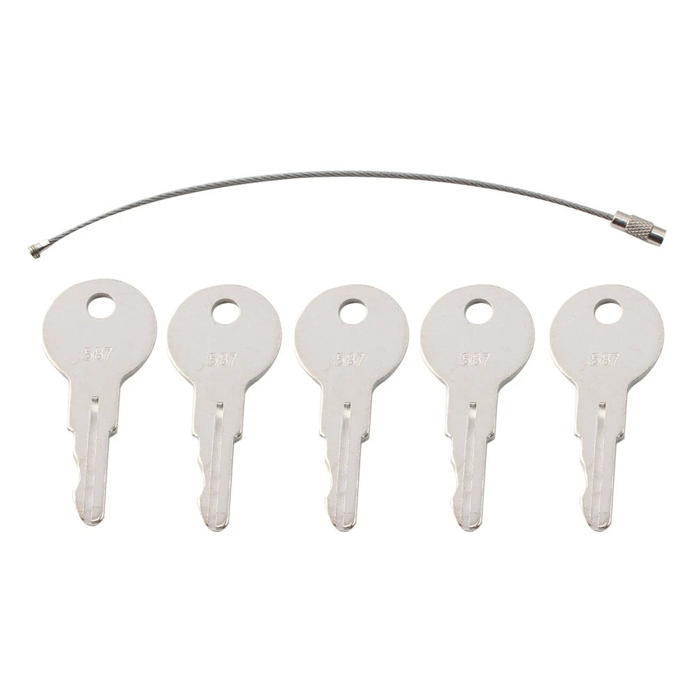Ignition Starter Key 7012587, ELI80-0106 for JLG Heavy Construction Equipment