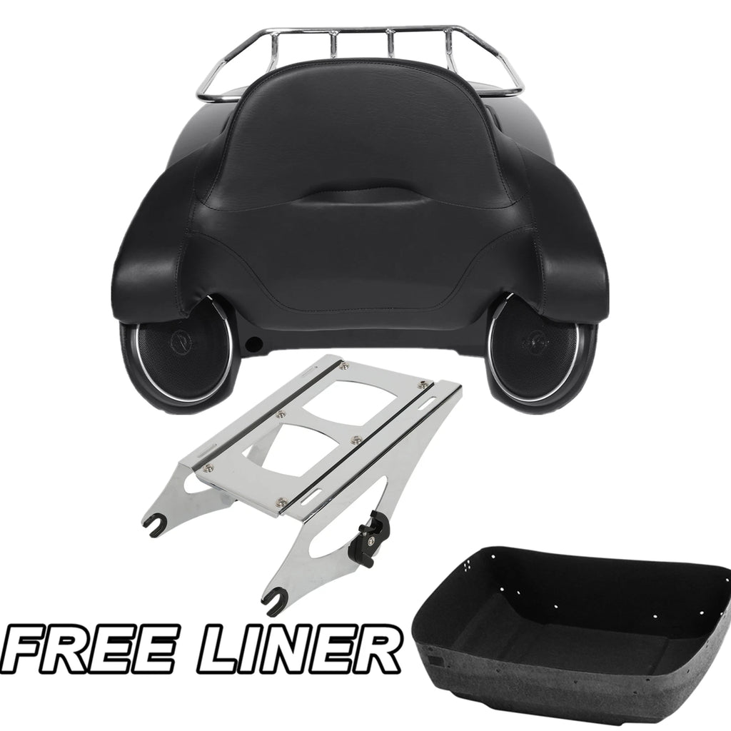 Trunk Pad Speakers Mount Rack for Harley Touring Road Glide (2014–2025)
