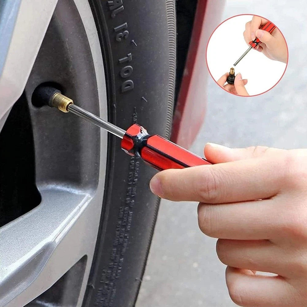 40PCS Valve Core Service Kit for Car and Bike Tires