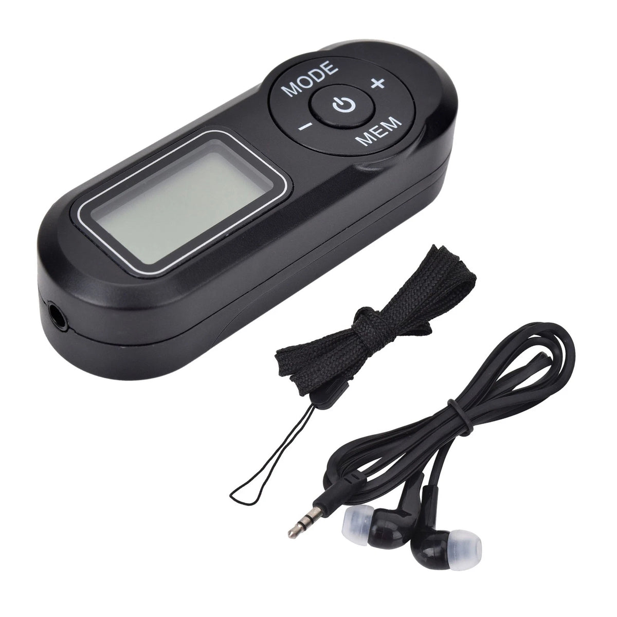 Portable Mini FM Radio with Intelligent Storage and Convenient Operation