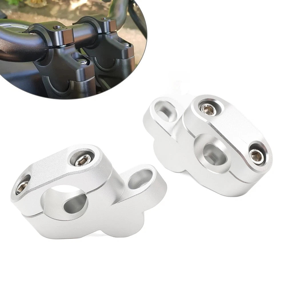 25mm Offset Handlebar Clamp Mount Riser for Honda Suzuki Yamaha