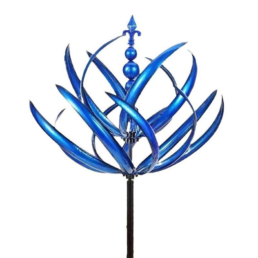 Elegant Iron Wind Spinner for Patios and Courtyards