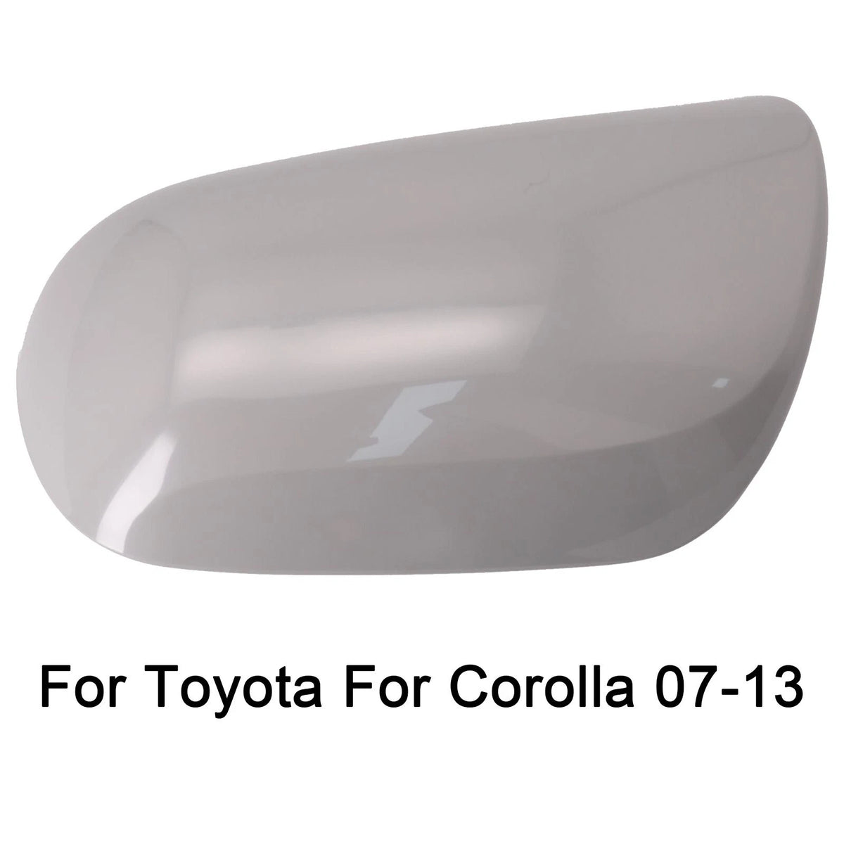 Left Rear View Mirror Housing for Toyota Corolla (2011–2013) - ABS Plastic White