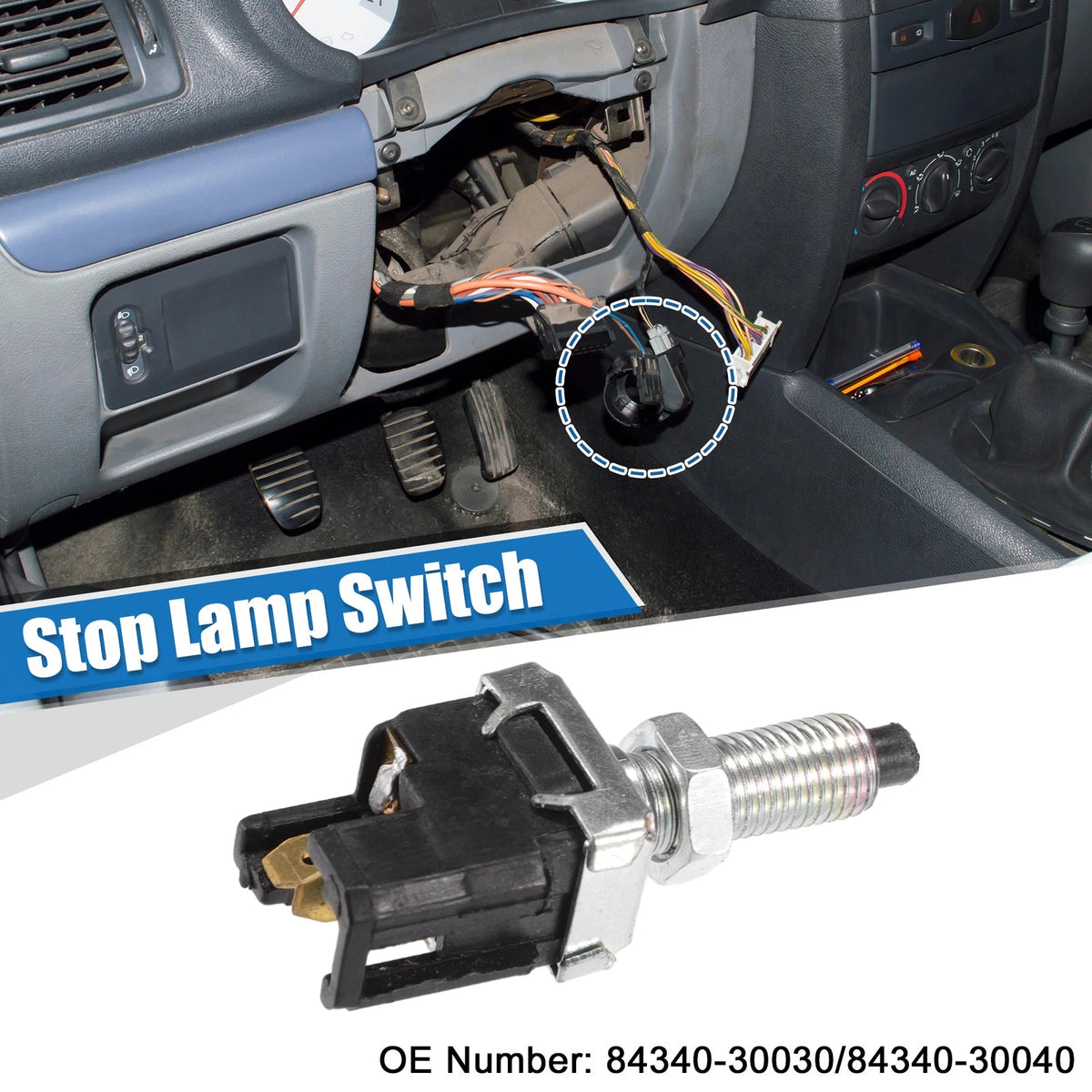 Brake Light Switch for Toyota 4Runner (1984–1991) No. 84340-30030