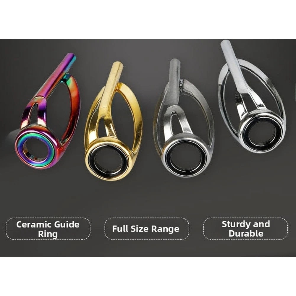 Fishing Rod Tip Guide Ring for Most Rod Sizes