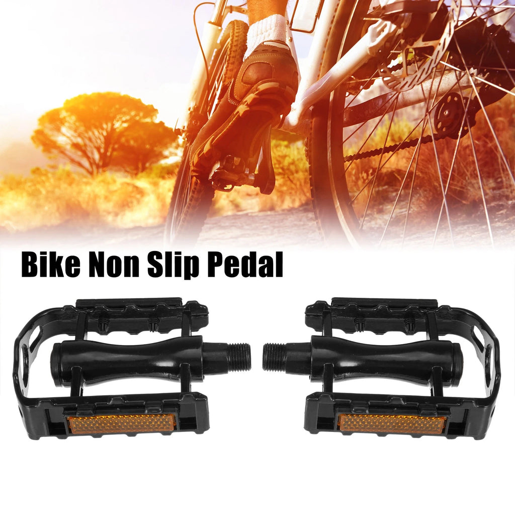 Non Slip Bicycle Pedals 9/16 Platform Replacement for Black Pair (1970–1970)