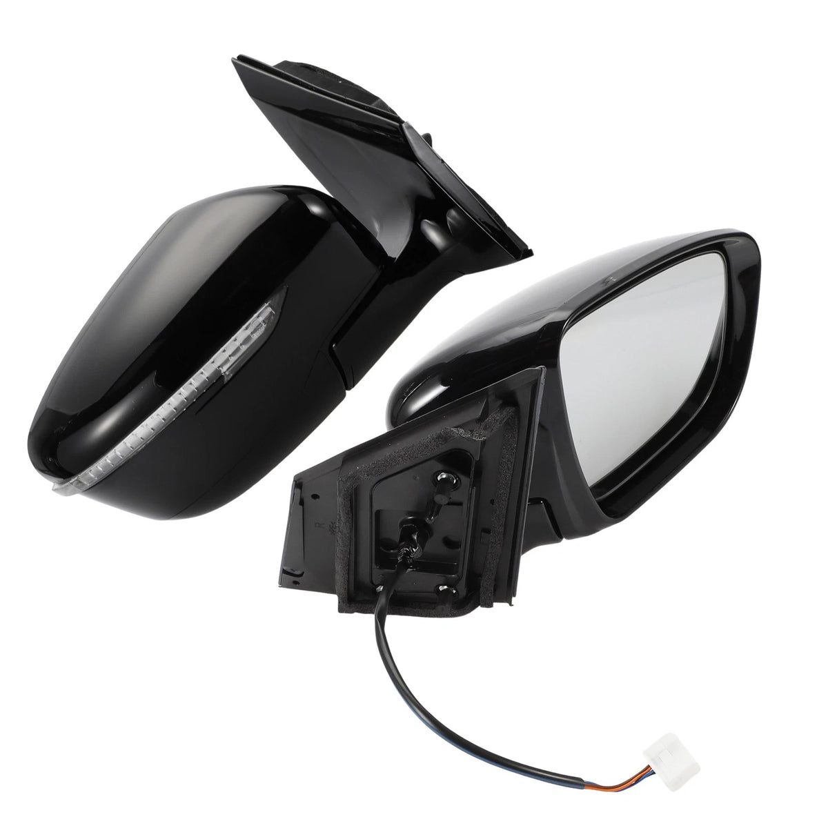 Right Side Door Mirror for Nissan Murano (2015–2020) Manual Folding Black