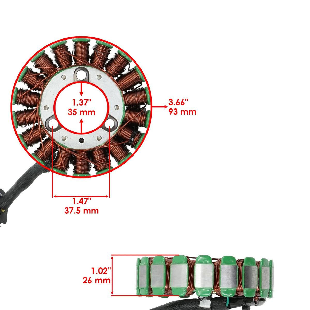 Stator and Gasket Replacement for Honda TRX350FE Rancher (2000–2006)