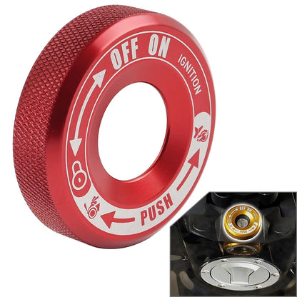 Red Ignition Lock Switch Cover Trim Ring for Can Am Spyder F3 F3-S RT/RT-L