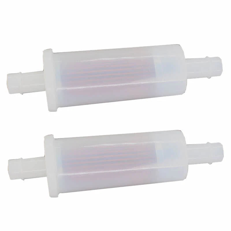 2X Inline Gas Fuel Filter for Johnson Evinrude OMC Outboard (0398327)