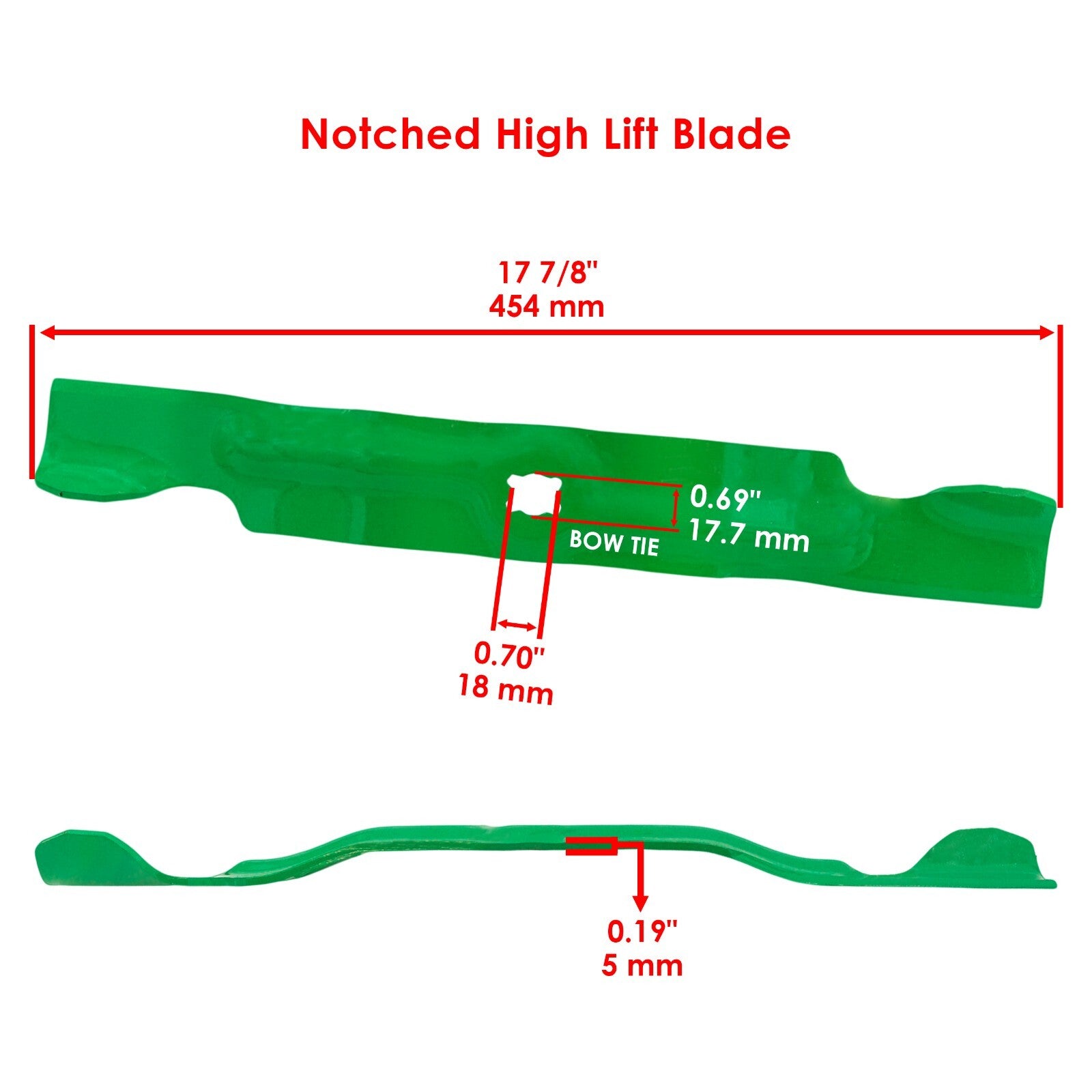 High Lift Blade Replacement for Cub Cadet MTD (2010–2010)
