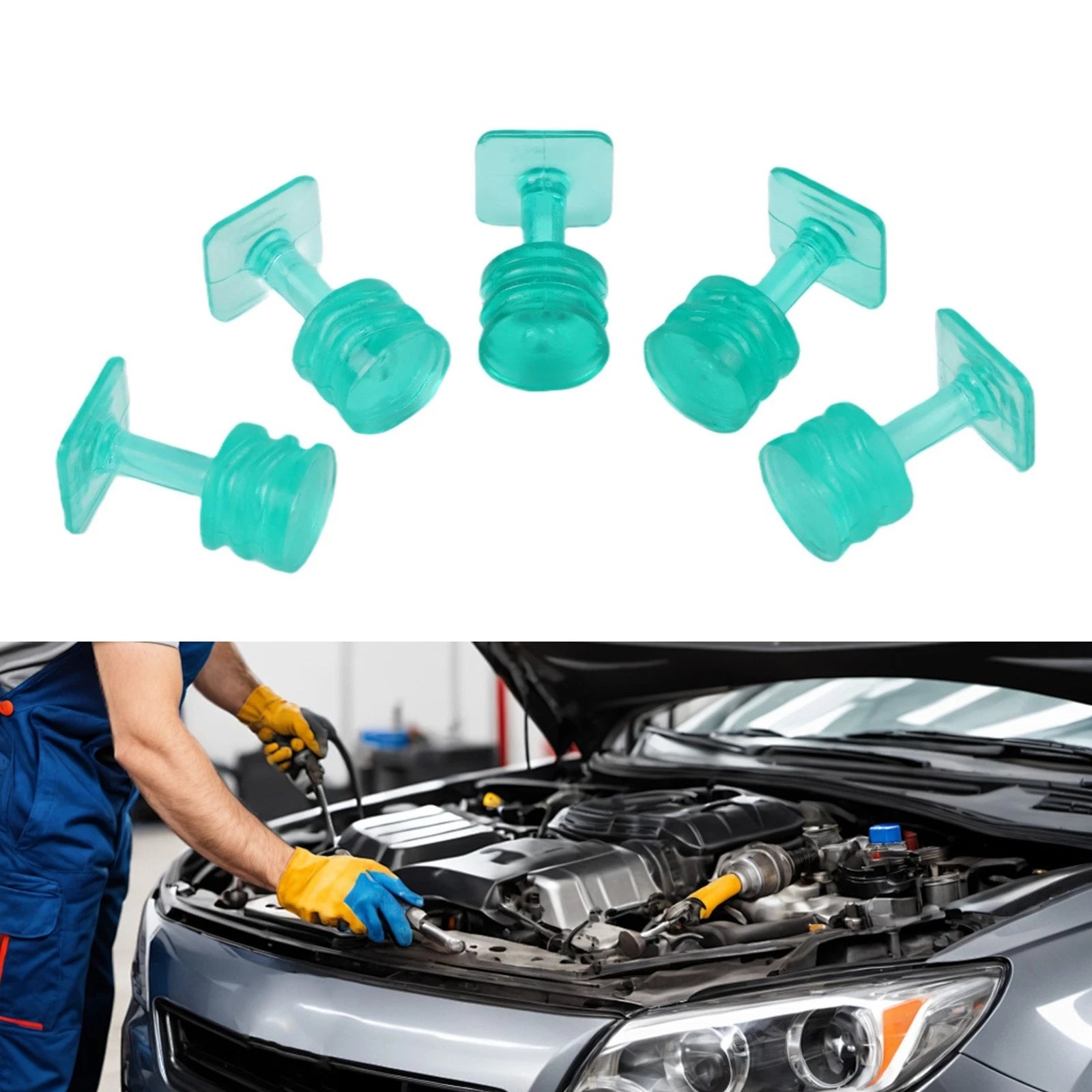 10 Piece Plastic Dent Repair Shims Tool Set for Paint Safe Car Dent Fix